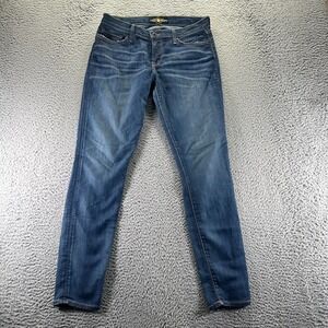 Vintage Lucky Brand Too Tough To Die Jeans Womens 10 Blue Cotton Skinny Made USA